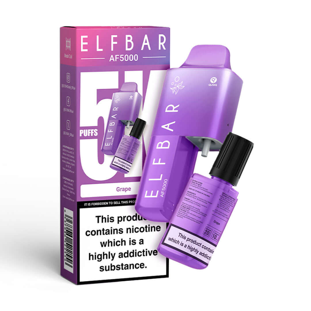 Elf Bar AF5000 Grape Disposable Vape
