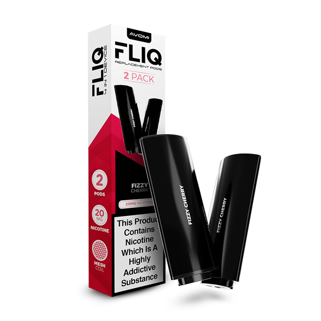 Fizzy Cherry Avomi Fliq Prefilled Replacement Pods