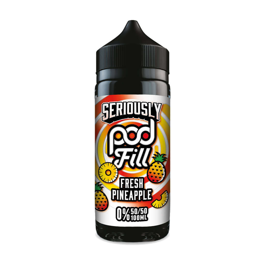 Doozy Vape Co Seriously Pod Fill Fresh Pineapple 100ml Shortfill E-Liquid