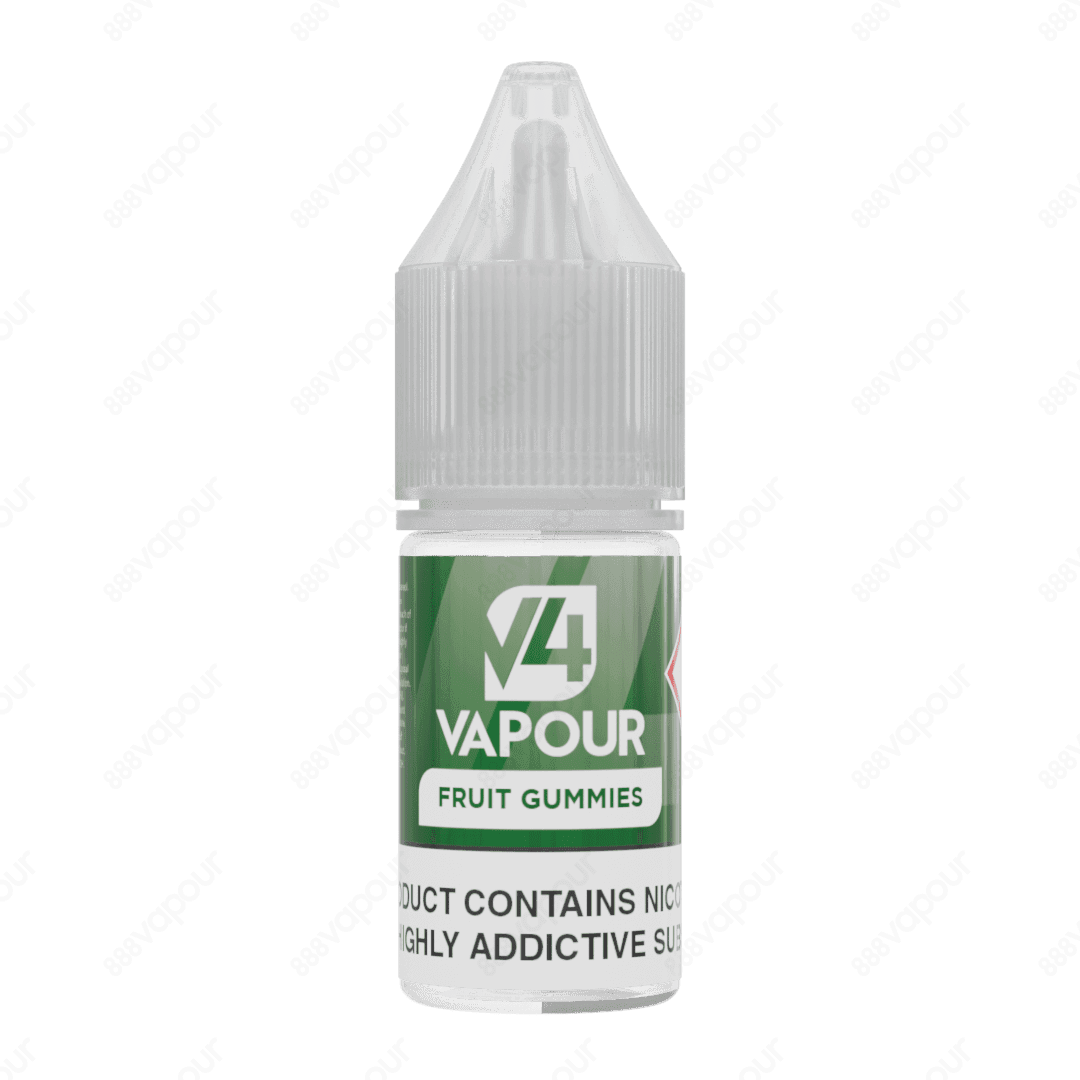 V4 Vapour Fruit Gummies 0mg Freebase 10ml E-Liquid