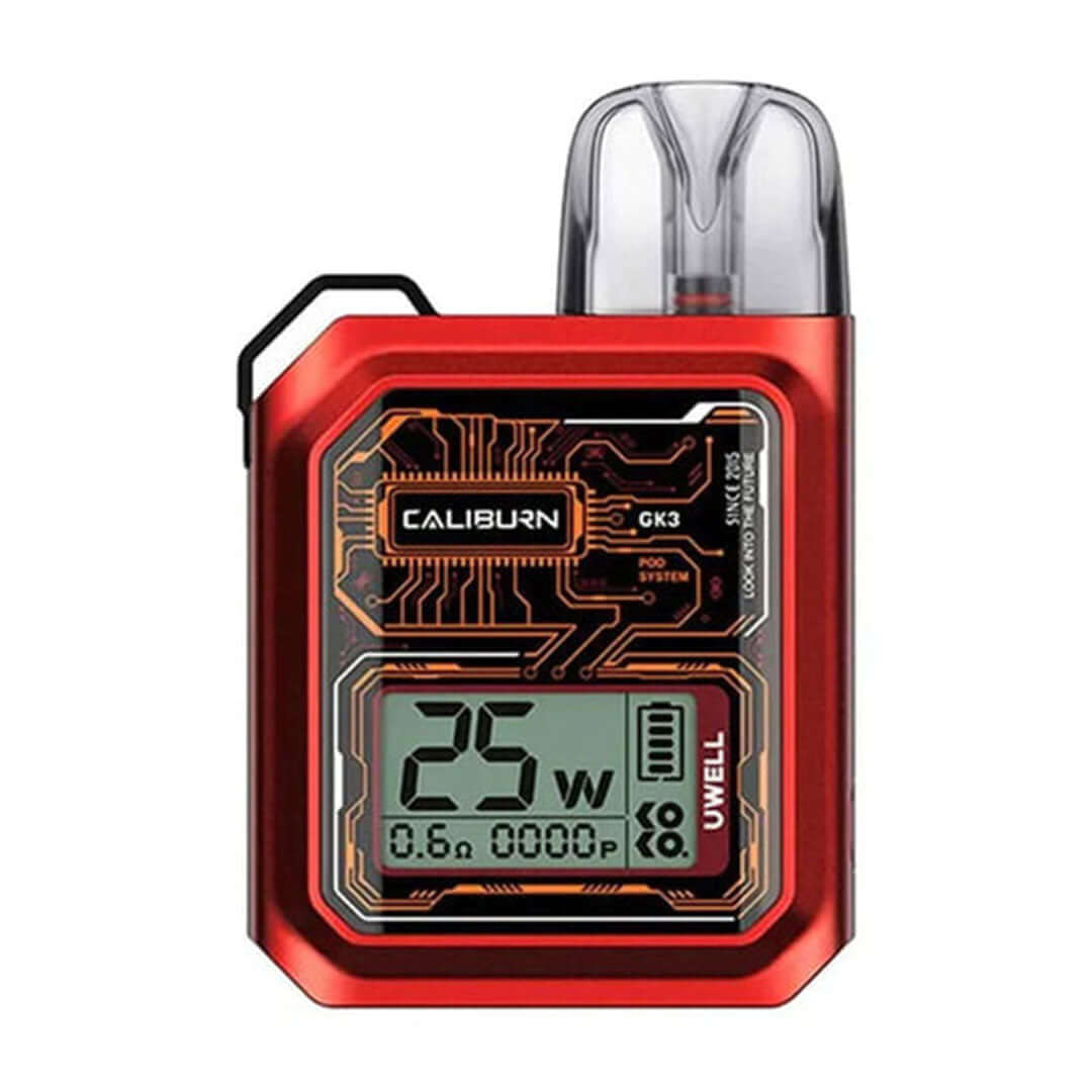 Red UWELL Caliburn GK3 Pod Kit
