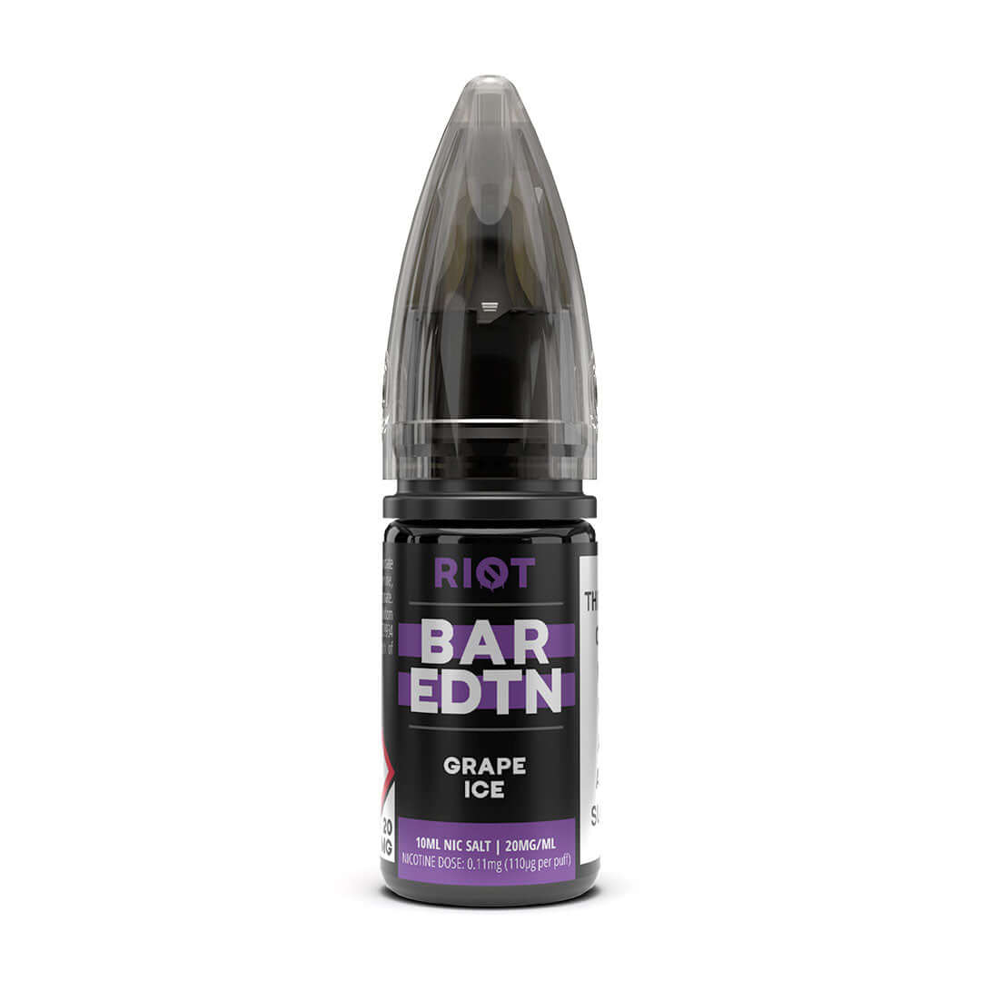 Riot Squad Bar Edition Grape Ice 10ml Nicotine Salt E-Liquid