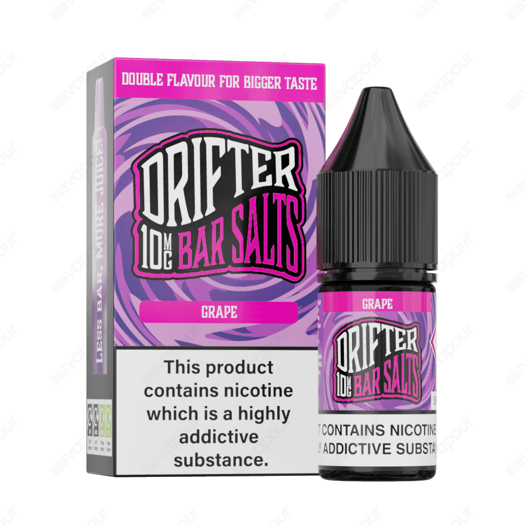 Drifter Bar Salts Grape 10mg Nicotine Salt E-Liquid