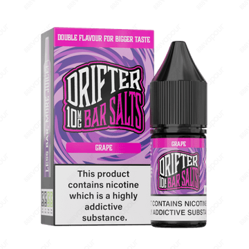 Drifter Bar Salts Grape 10mg Nicotine Salt E-Liquid
