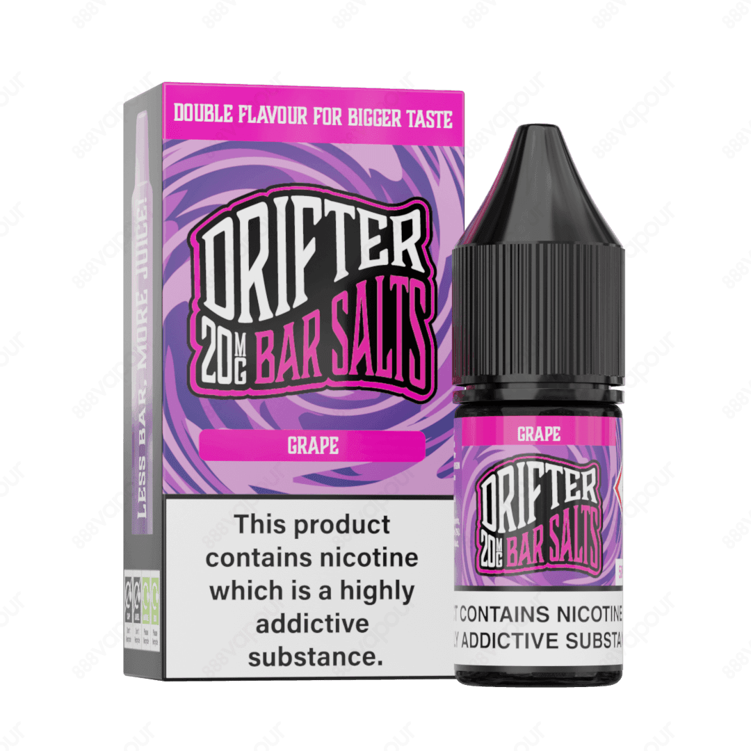 Drifter Bar Salts Grape 20mg Nicotine Salt E-Liquid