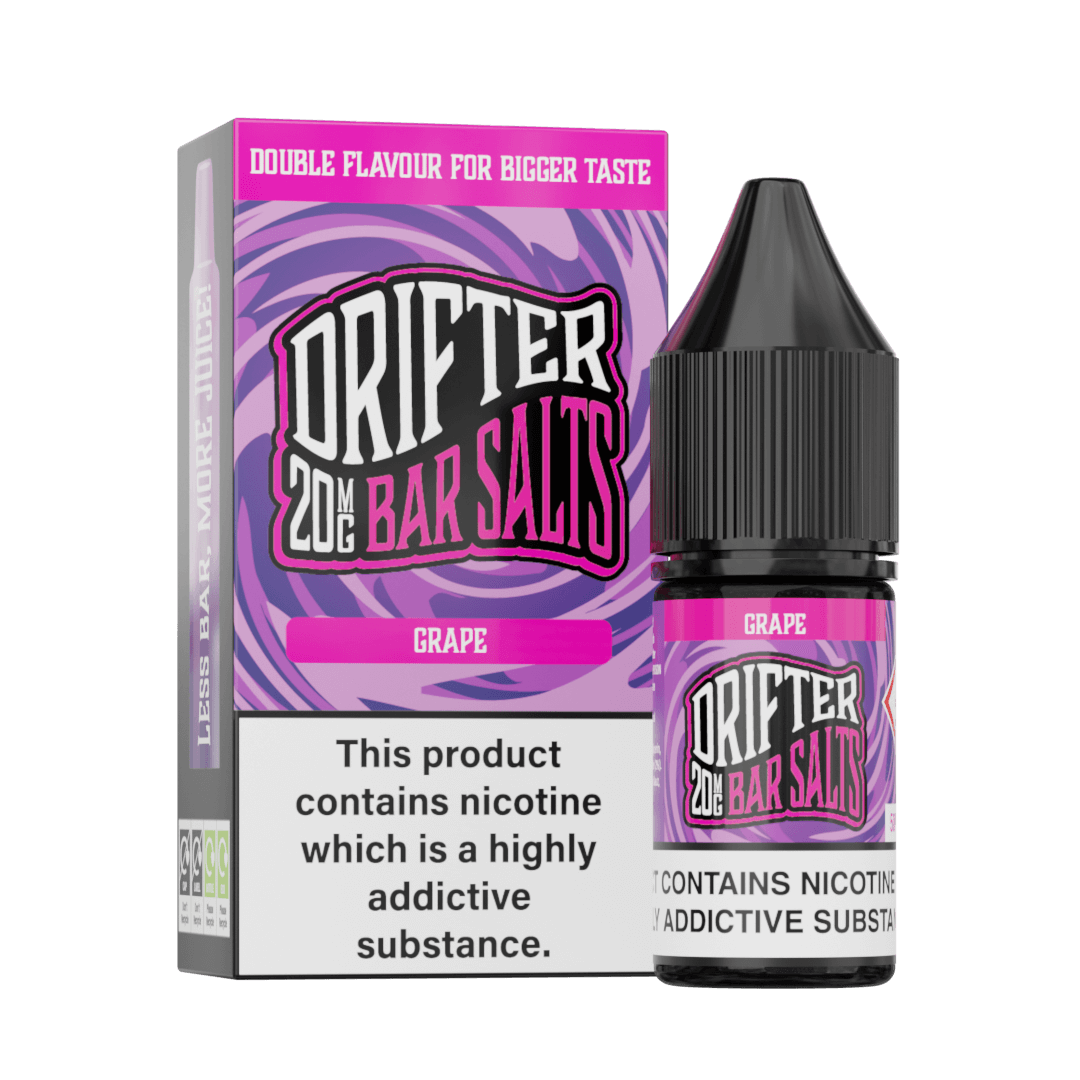 Drifter Bar Salts Grape 20mg Nicotine Salt E-Liquid