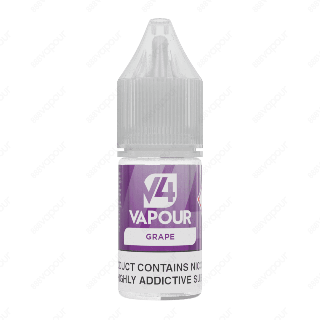 V4 Vapour Grape 0mg Freebase 10ml E-Liquid