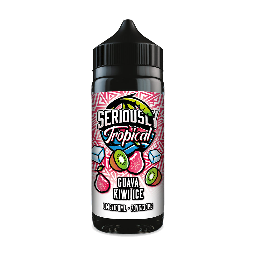 Guava Kiwi Ice Doozy Vape Co Seriously Tropical 100ml Shortfill E-Liquid