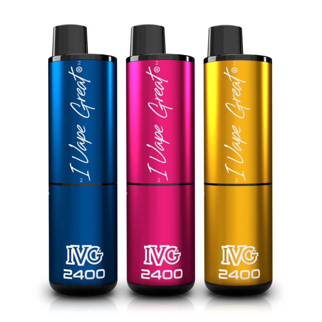Group image of IVG 2400 4 In 1 Disposable Vape