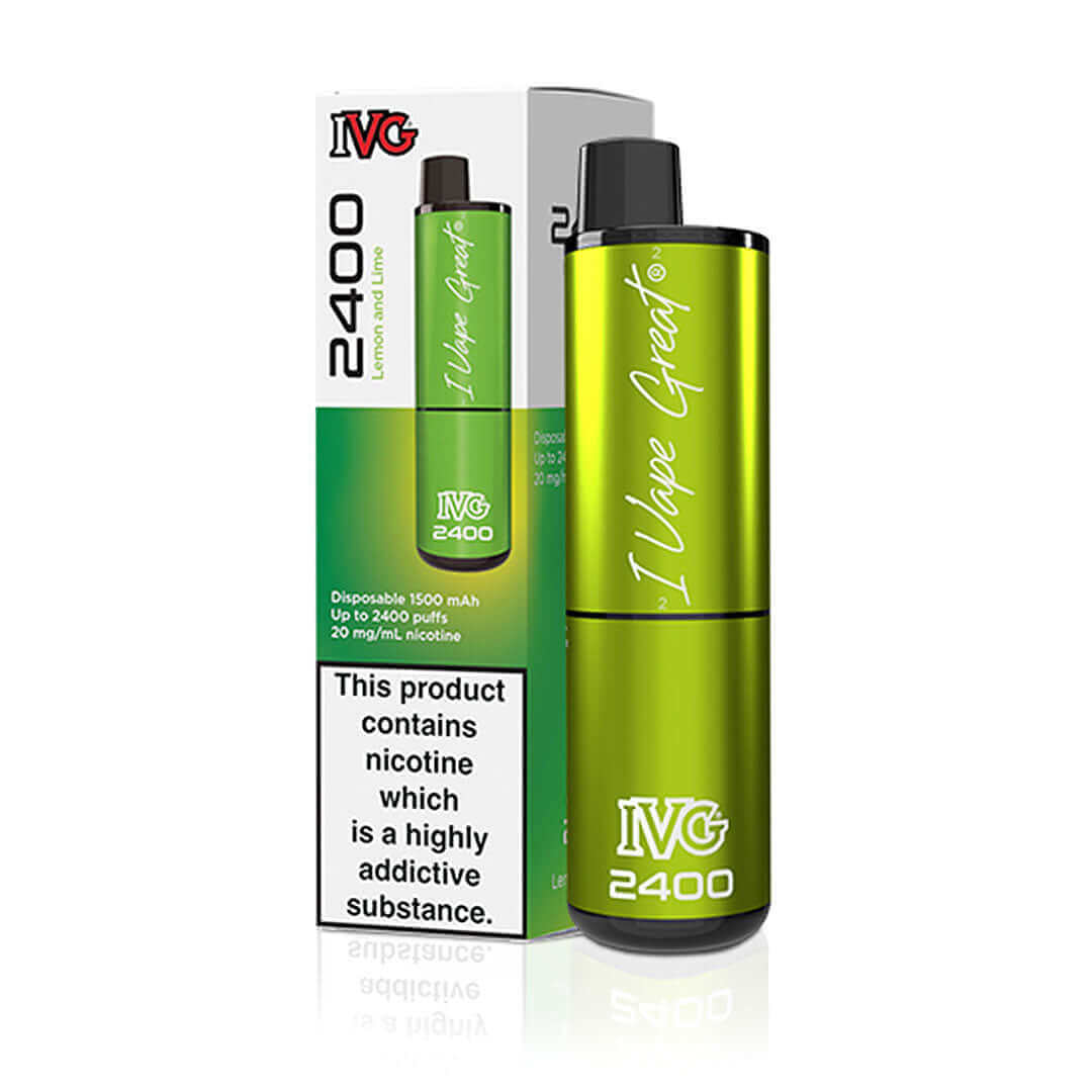 Lemon and Lime IVG 2400 4 In 1 Disposable Vape