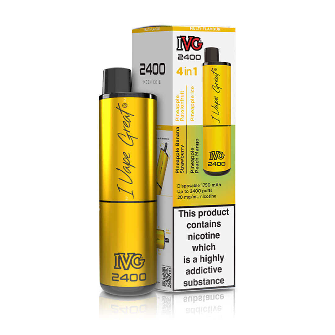 Pineapple Edition IVG 2400 4 In 1 Disposable Vape