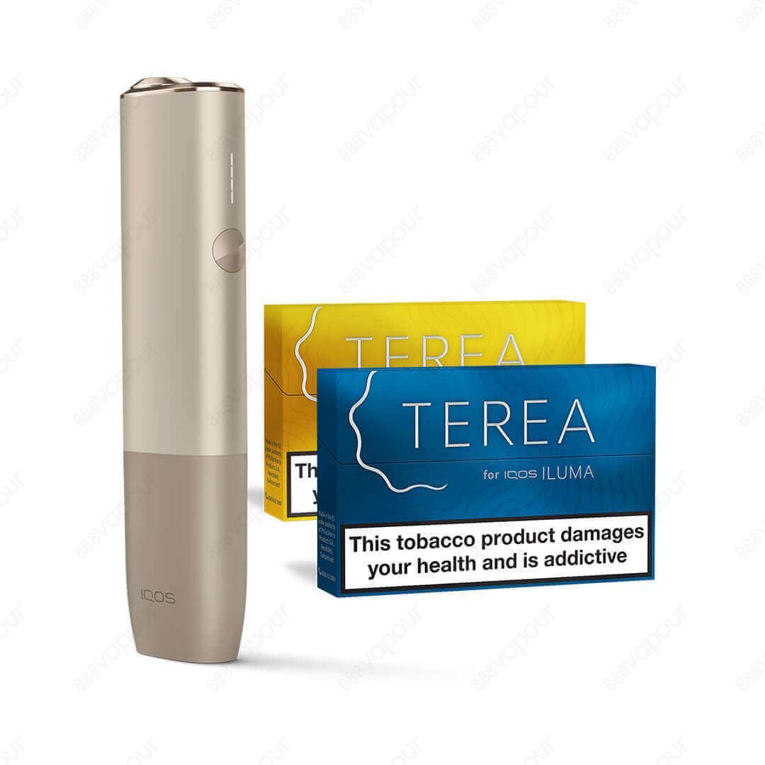 IQOS Iluma Pebble Beige with IQOS Terea Tobacco Sticks