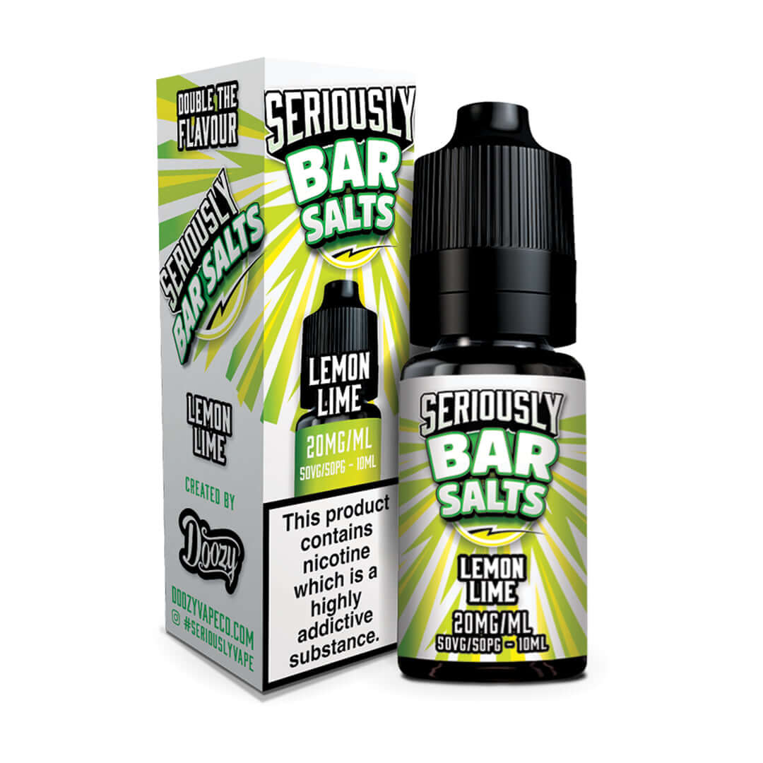 Doozy Vape Co Seriously Bar Salts Lemon Lime 20mg Nicotine Salt E-Liquid