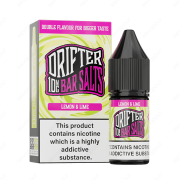 Drifter Bar Salts Lemon and Lime 10mg Nicotine Salt E-Liquid