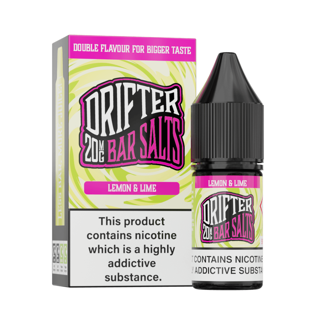 Drifter Bar Salts Lemon and Lime 20mg Nicotine Salt E-Liquid