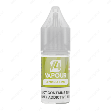 V4 Vapour Lemon & Lime 0mg Freebase 10ml E-Liquid