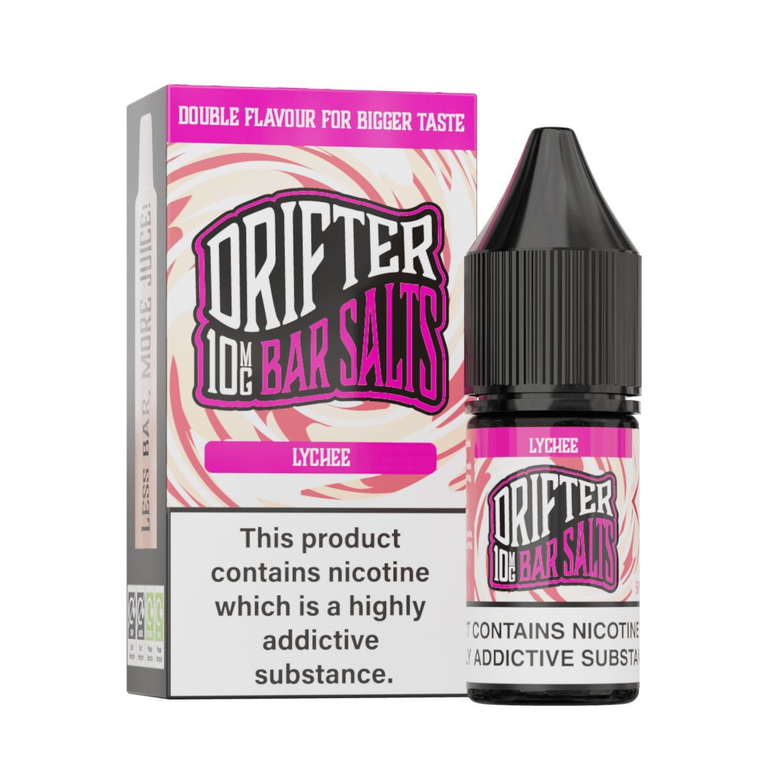 Drifter Bar Salts Lychee 10mg Nicotine Salt E-Liquid