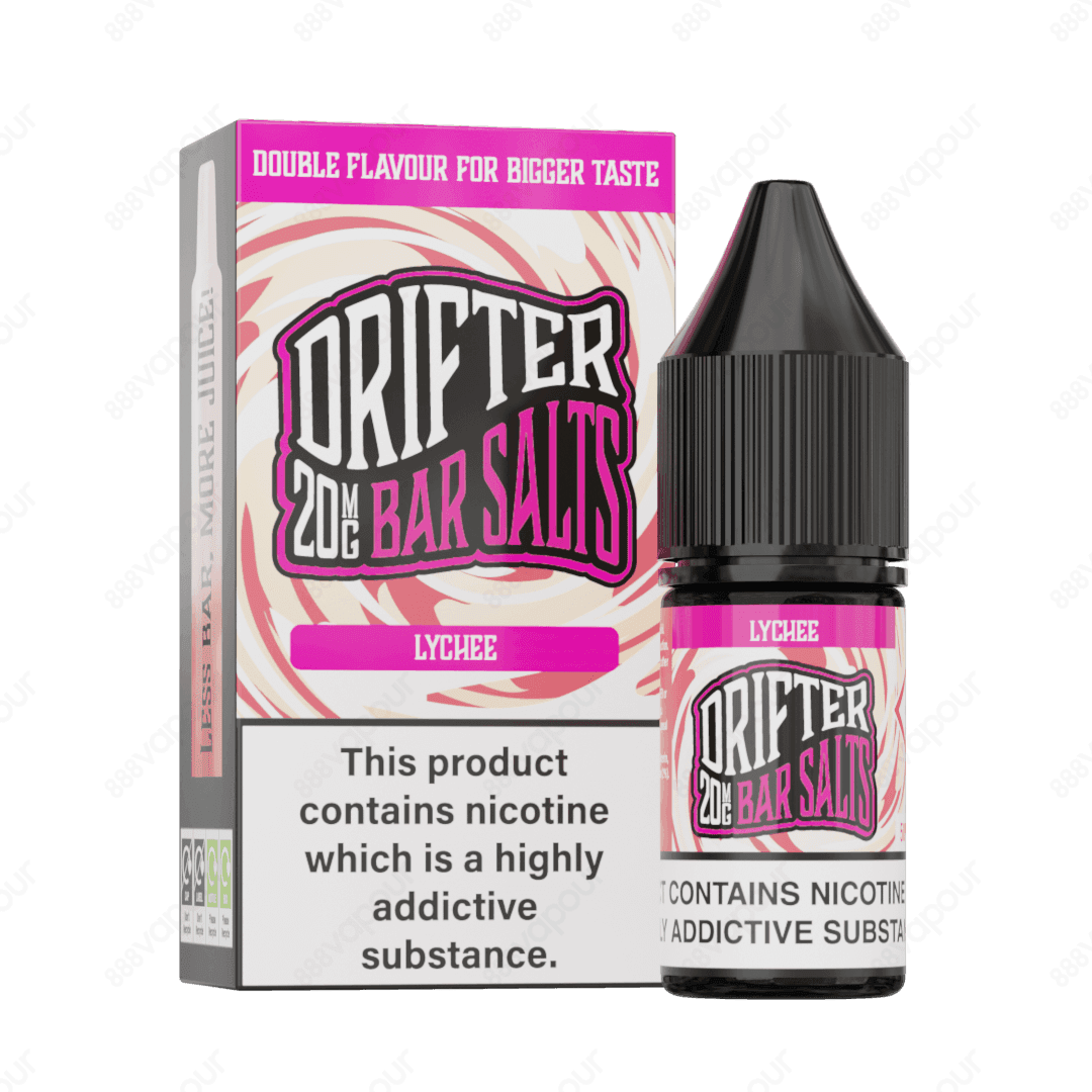 Drifter Bar Salts Lychee 10mg Nicotine Salt E-Liquid
