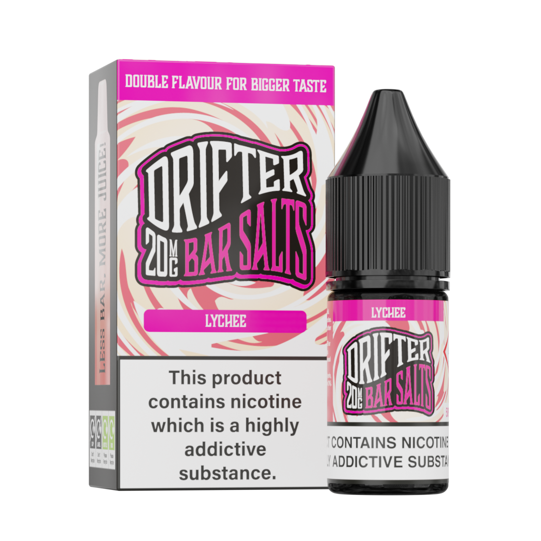 Drifter Bar Salts Lychee 20mg Nicotine Salt E-Liquid