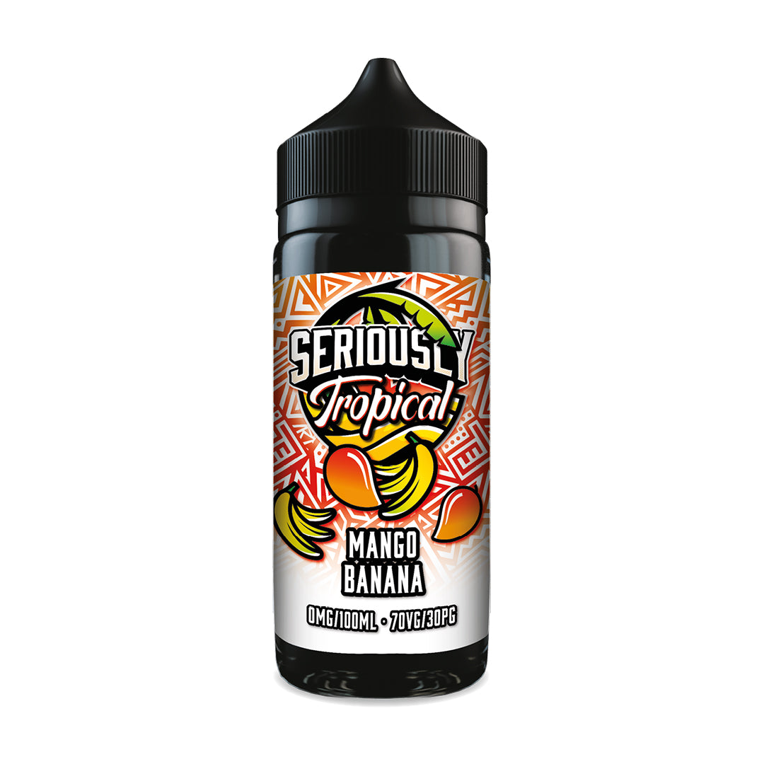 Mango Banana Doozy Vape Co Seriously Tropical 100ml Shortfill E-Liquid