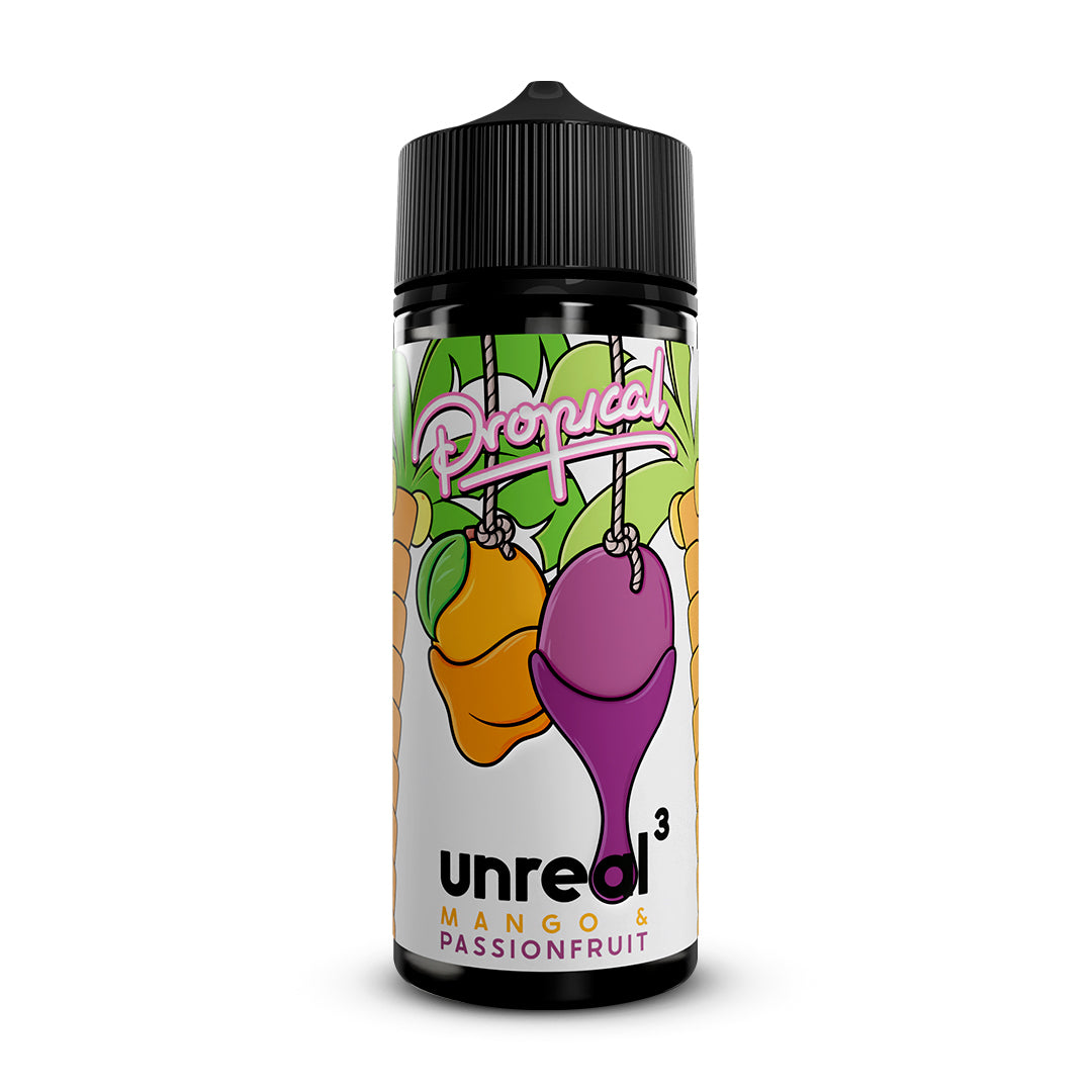 Mango & Passionfruit Unreal 3 Propical 100ml Shortfill E-Liquid