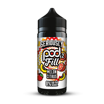 Doozy Vape Co Melon Citrus Seriously Pod Fill X2 120ml Shortfill E-Liquid