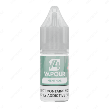 V4 Vapour Menthol 0mg Freebase 10ml E-Liquid
