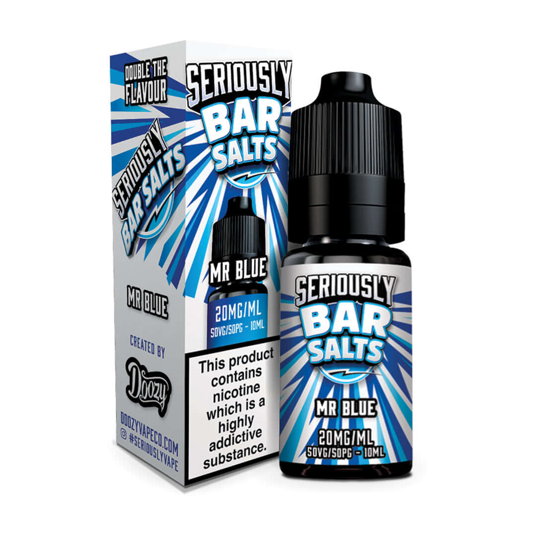 Doozy Vape Co Seriously Bar Salts Mr Blue 20mg Nicotine Salt E-Liquid