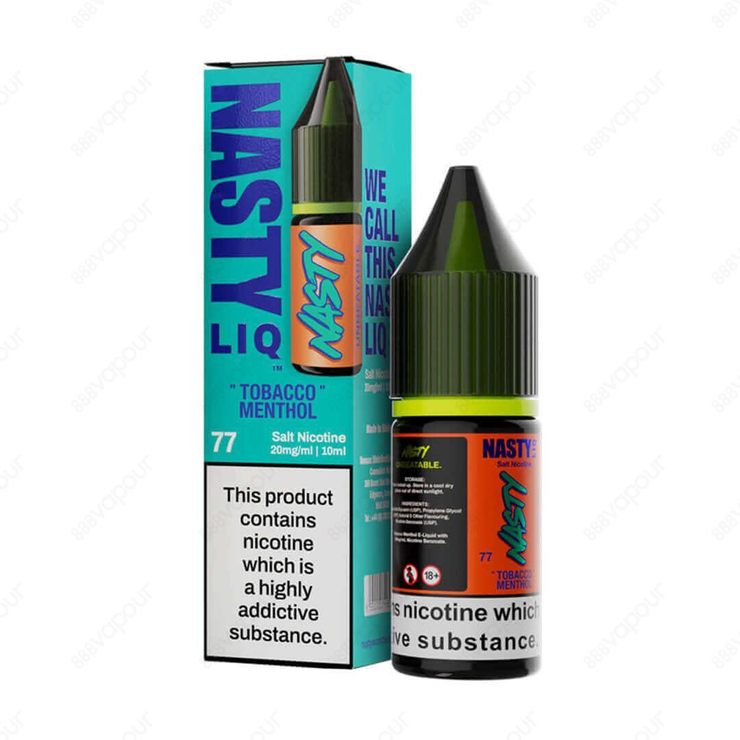 Nasty Liq Tobacco Menthol 10ml Nicotine Salt E-Liquid