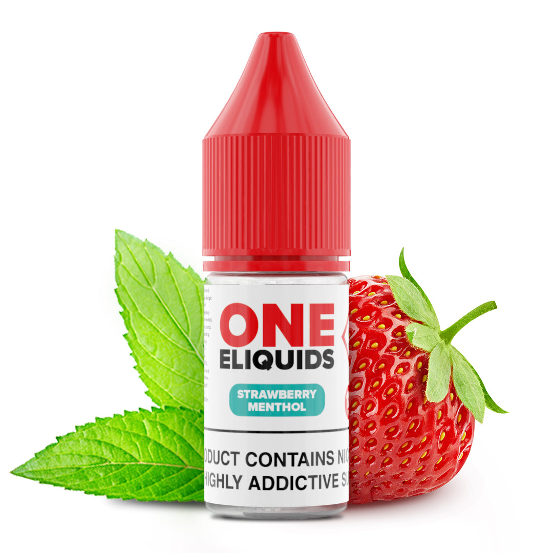 One ELiquids Strawberry Menthol 10ml Freebase E-Liquid