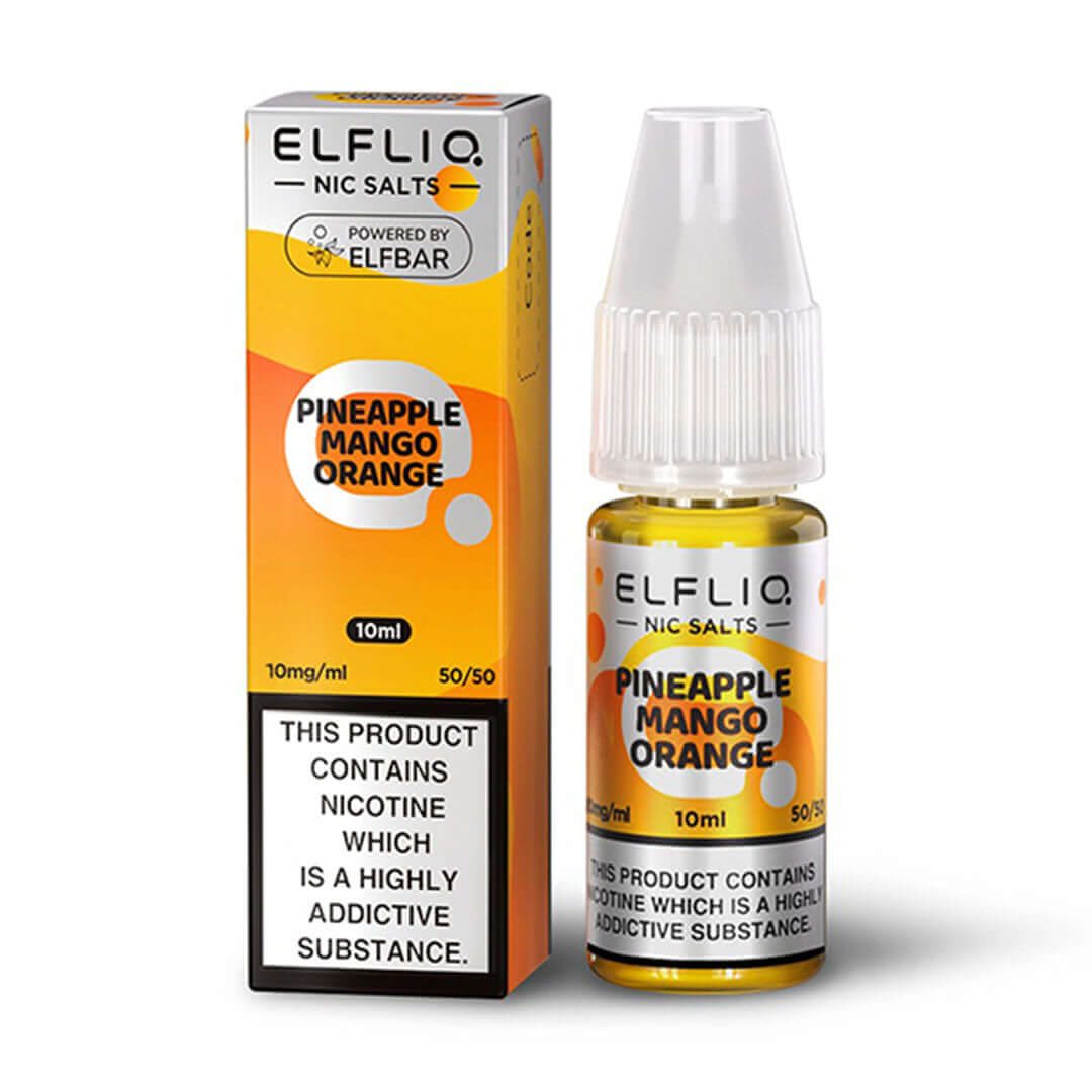 Elf Bar Elfliq Pineapple Mango Orange 10mg Nicotine Salt E-Liquid