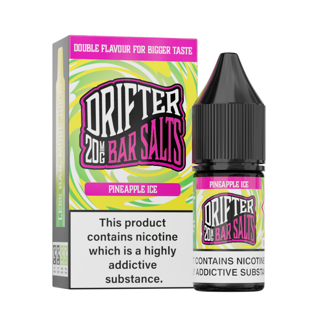 Drifter Bar Salts Pineapple Ice 20mg Nicotine Salt E-Liquid
