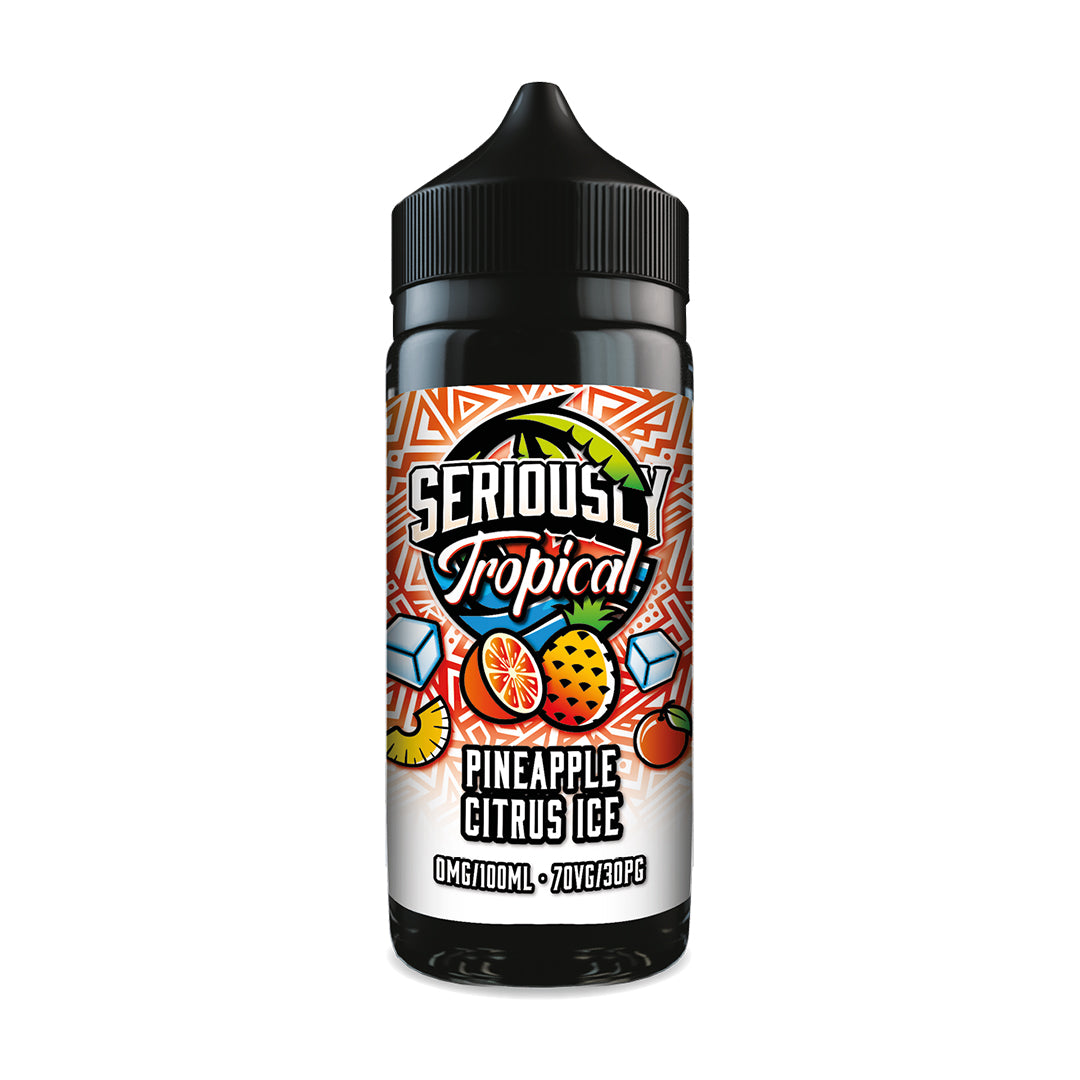 Pineapple Citrus Ice Doozy Vape Co Seriously Tropical 100ml Shortfill E-Liquid