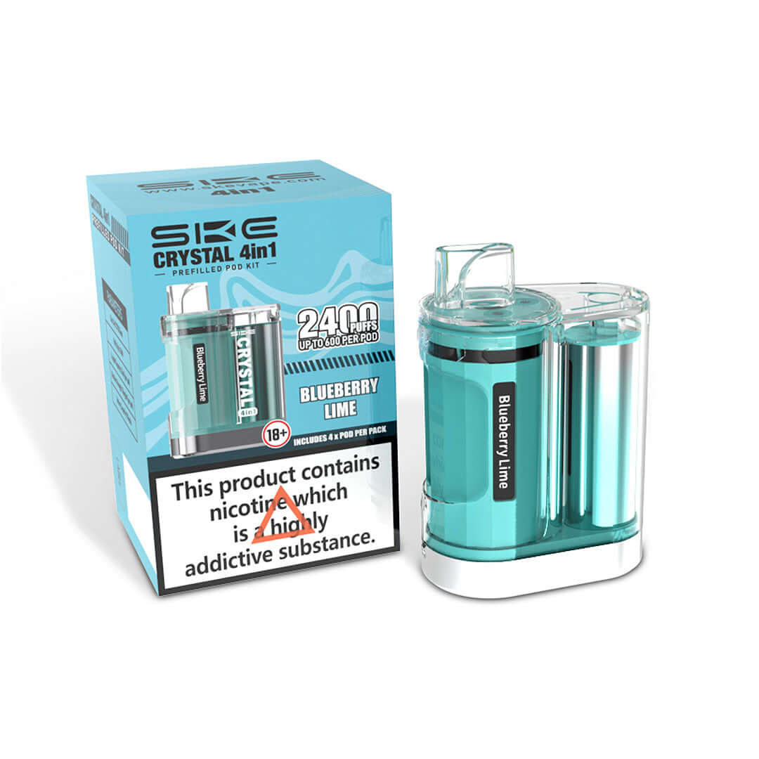 Blueberry Lime SKE Crystal 4 in 1 Vape Kit
