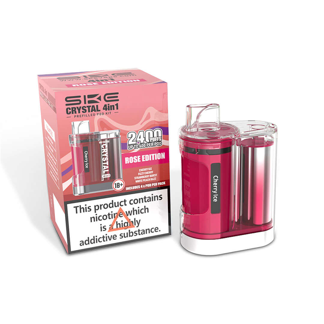 Rose Edition SKE Crystal 4 in 1 Vape Kit