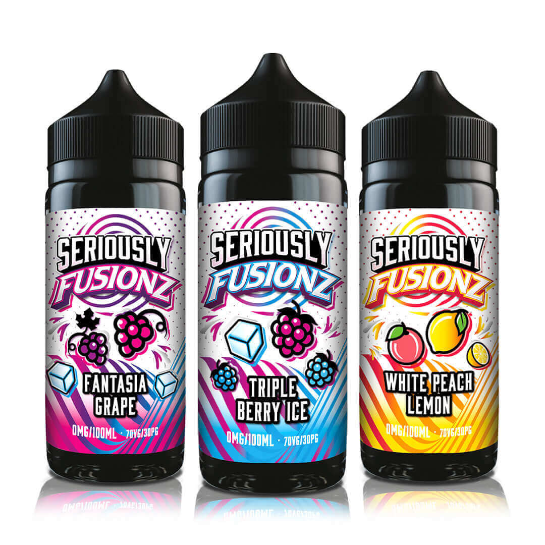doozy ice cube vape flavors Seriously Fusions 100ml by Doozy