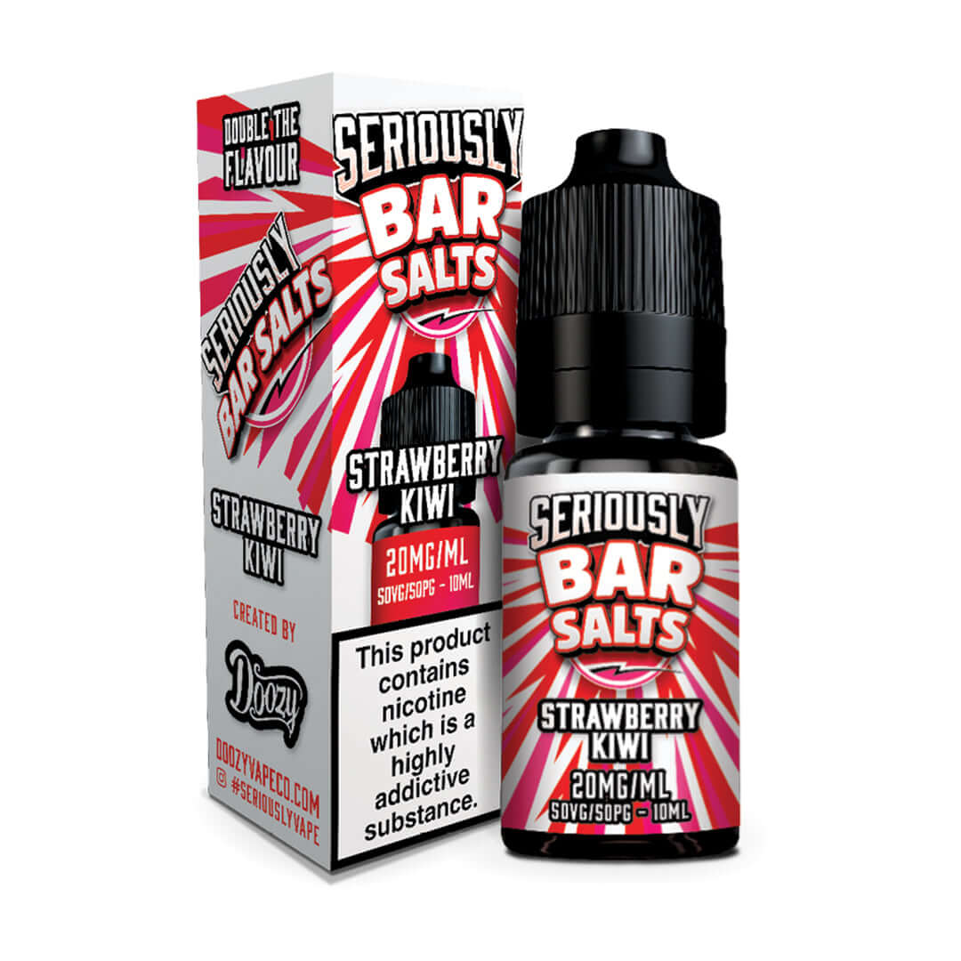 Doozy Vape Co Seriously Bar Salts Strawberry Kiwi 20mg Nicotine Salt E-Liquid
