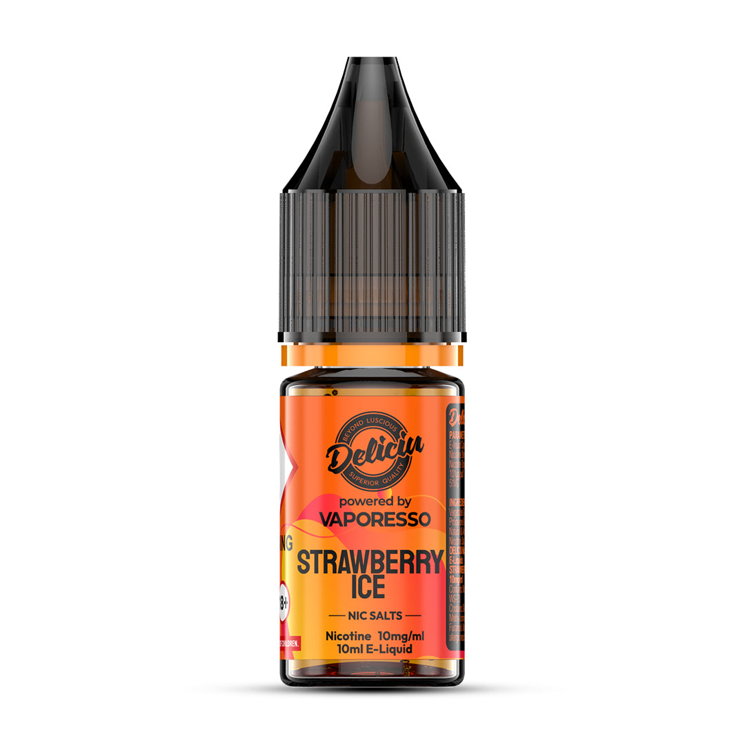 Strawberry Ice Vaporesso Deliciu 10mg Nicotine Salt E-Liquid