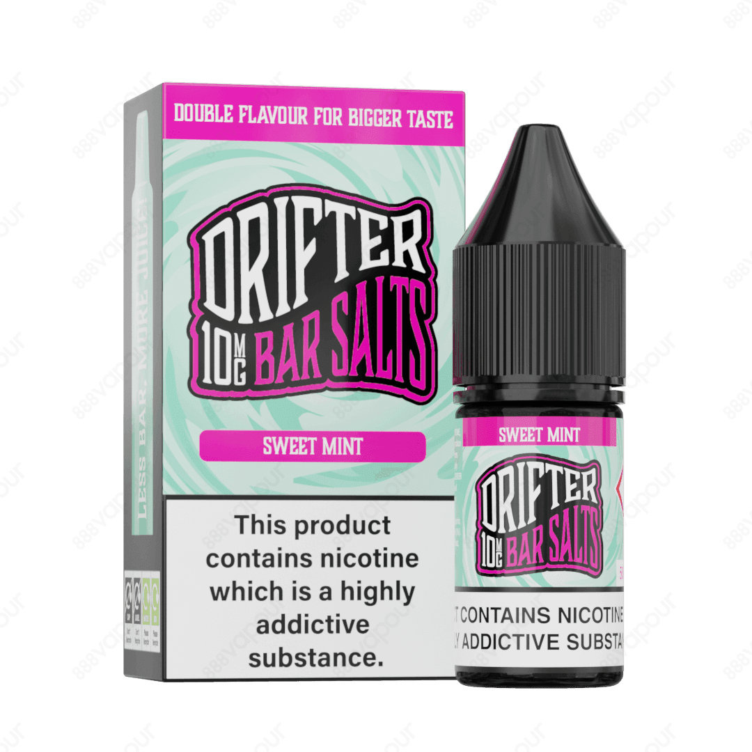 Drifter Bar Salts Sweet Mint 10mg Nicotine Salt E-Liquid