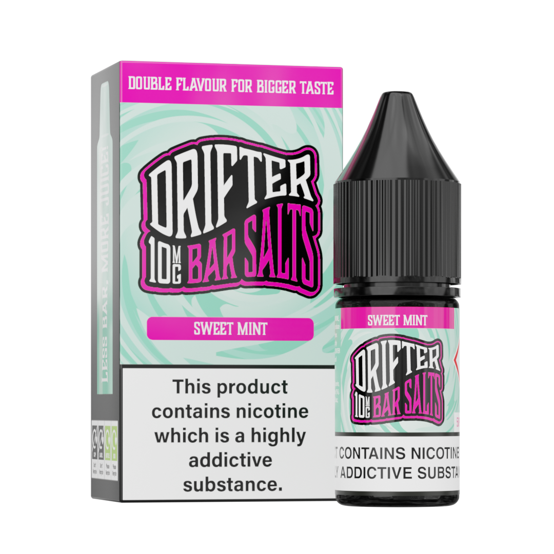 Drifter Bar Salts Sweet Mint 10mg Nicotine Salt E-Liquid