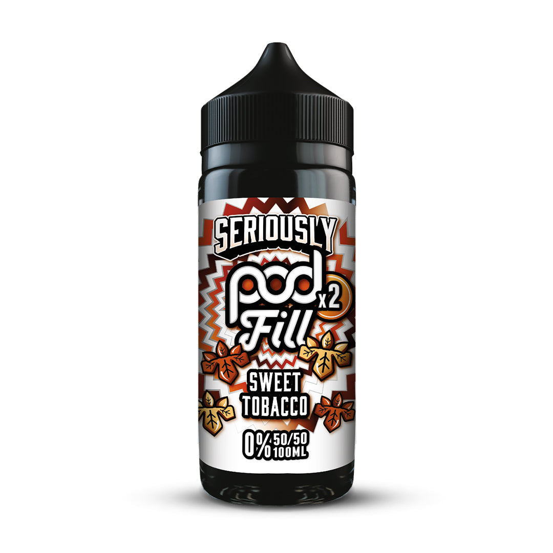 Doozy Vape Co Sweet Tobacco Seriously Pod Fill X2 120ml Shortfill E-Liquid