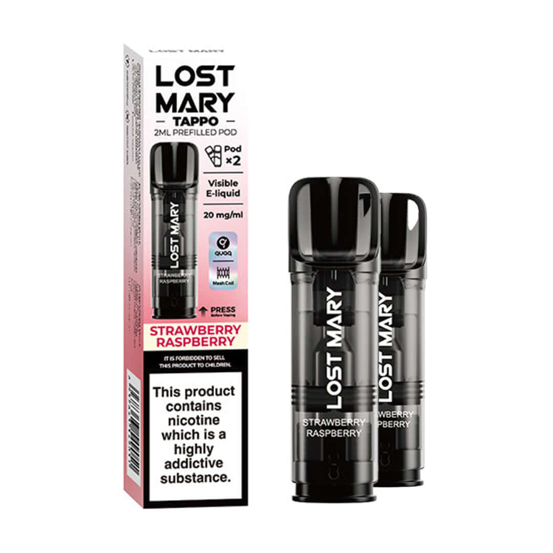 Lost Mary Tappo Strawberry Raspberry Prefilled Replacement Pods