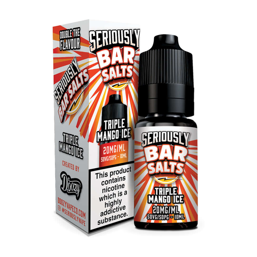Doozy Vape Co Seriously Bar Salts Triple Mango Ice 20mg Nicotine Salt E-Liquid