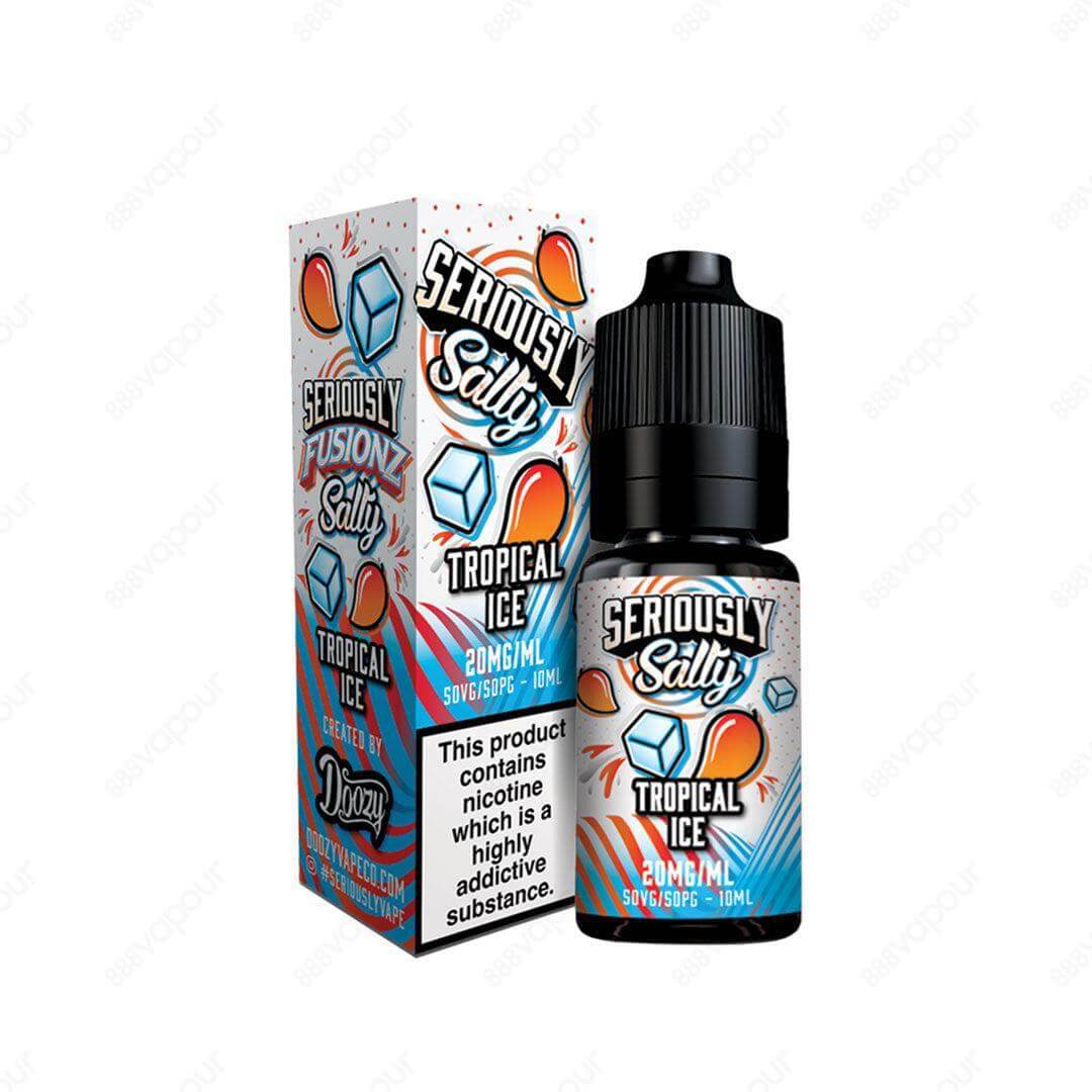 Doozy Vape Co Seriously Fusions Tropical Ice 10ml Nicotine Salt E-Liquid