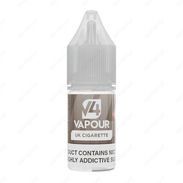 V4 Vapour UK Cigarette 0mg Freebase 10ml E-Liquid