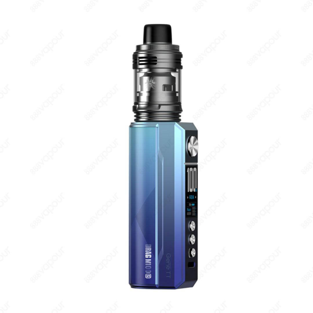 Cyan and Blue Voopoo M100s Kit