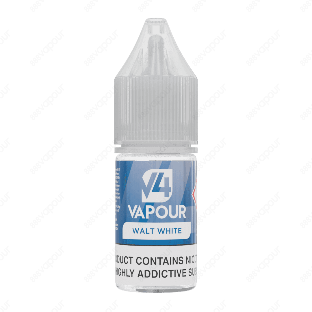 V4 Vapour Walt White 0mg Freebase 10ml E-Liquid