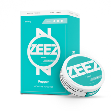 ZEEZ Peppermint Nicotine Pouches with box