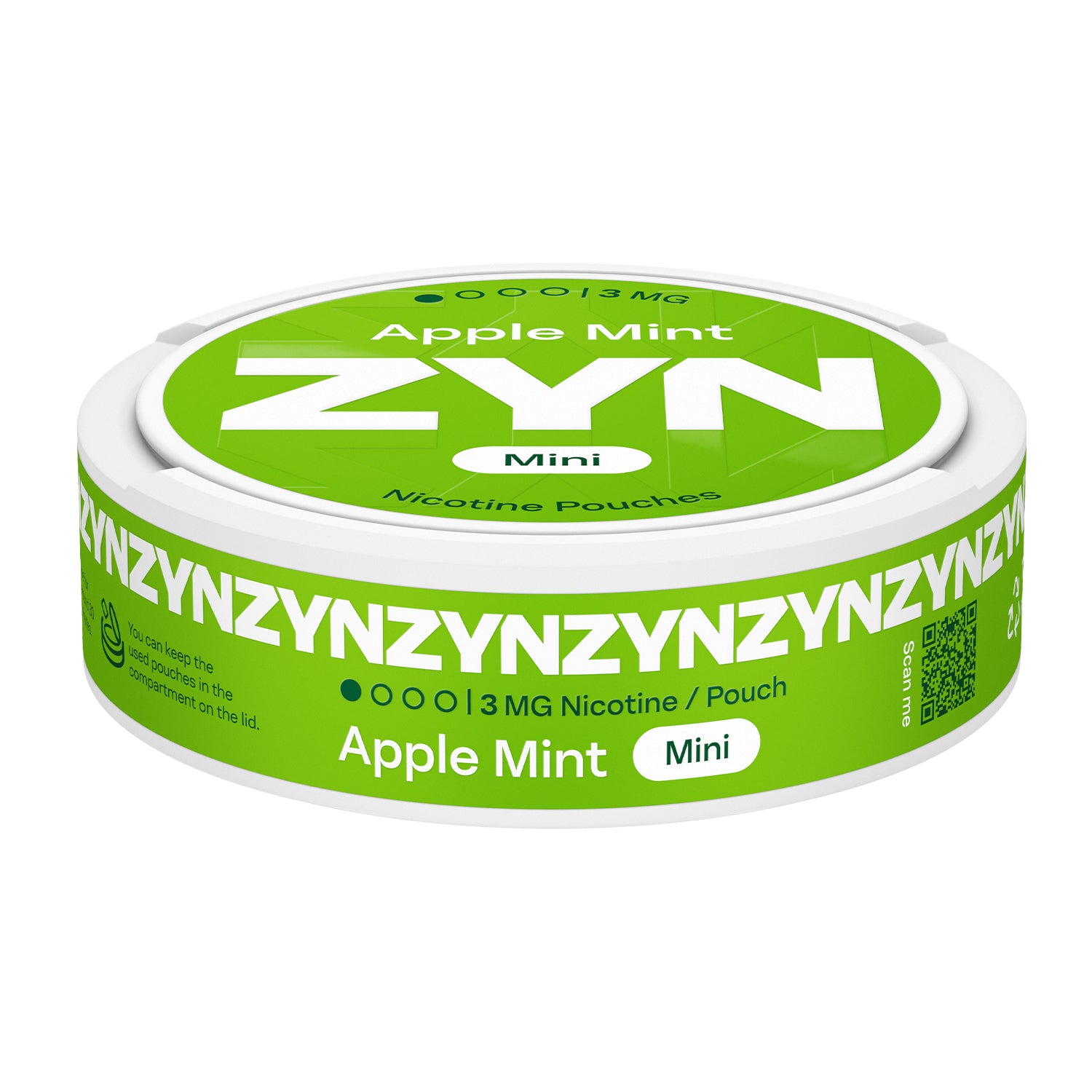 Apple Mint ZYN Mini Nicotine Pouches 3mg