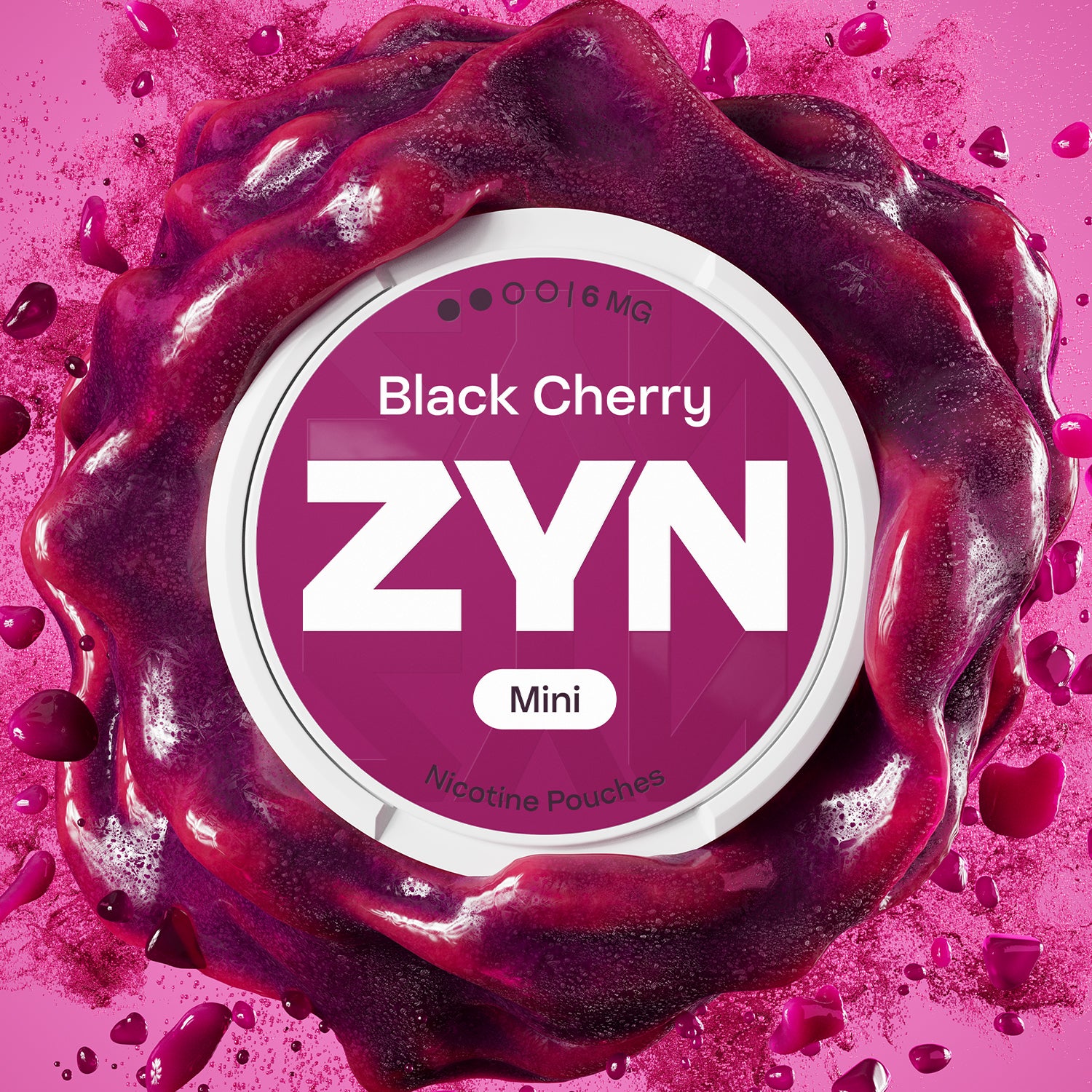 Black Cherry ZYN Mini Nicotine Pouches 6mg